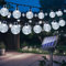 Guirlande Lumineuse Solaire Exterieur, 11M 60 LEDs Guirlande Exterieure Jardin, IP65 Étanche, 8 Modes Lumiere Solaire Extérieur Décoration pour Jardin, Cour, Arbres, Mariage, Fête(Blanc Froid)
