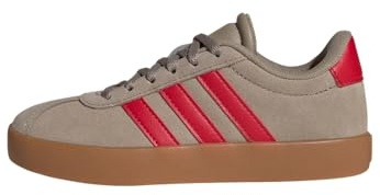 adidas Unisex Kids VL Court 3.0 Shoes Kids, Blanch Cargo/Pure Ruby/Gold met., 4.5 UK