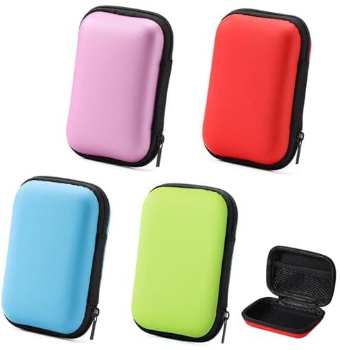 DAVBNM 4 Pcs Playing Card Box, CCard Game Case, CCard Game Holder, Waterproof Card Storage for Outdoor Gaming or Camping, 11.5 x 7.5 x 3.5 CM