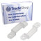 Trade-Shop Lot de 50 clips de fixation murale pour bande LED, tuyau, guirlande lumineuse 13 mm