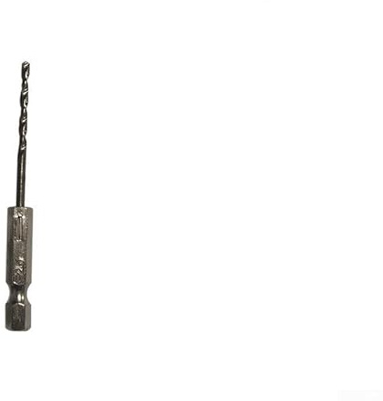 Eawfgtuw HSS-Hochgeschwindigkeitsstahl, Nitrid-beschichtetes Bohrer-Set, 1/4-Zoll-Sechskantschaft, 1,5–6,5 mm, für Akkuschrauber, Metall, Holz, Kunststoff (2,5 mm)