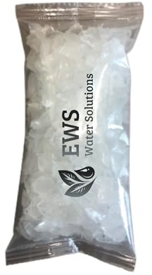 EWS® Ricarica in Cristalli di Polifosfati Filtro Dosatore Caldaia, Lavatrice, Lavastoviglie da 140 g Universale | Polifosfato Anticalcare Compatibile con Dosatori DP1 RBM, Polifemo IVAR, CALEFFI