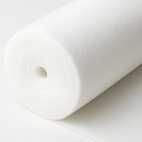 MHG Living Premium Wadding Roll – 4 Metres Length, 400gsm/12oz, 54” Wide – Recycled Polyester for Quilting, Crafts, Upholstery & Sewing – Soft, Durable, Hypoallergenic & Washable Padding