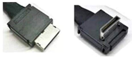Intel Cable SFF-8611 straight to right angle 700mm