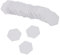 Kesheng 100x Papier Hexagon Sechseck Schablone Weiß für Patchwork Näharbeit DIY (26mm)