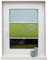 Plissee auf Maß Thermo für alle Fenster Montage in der Glasleiste Blickdicht mit Spannschuh Sonnenschutzrollo Grün Breite: 51-60 cm, Höhe: 40-100 cm