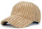 CHENNUO Winter Baseball Kappe Cord Cap Damen Lässige Outdoor Stickerei Baseballmütze 5 Farben (Beige)