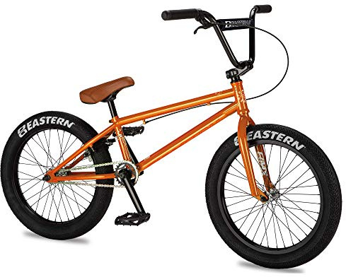 Eastern Bikes Traildigger 20-Zoll BMX-Fahrrad, Voll Leichter Chromoly-Rahmen und Gabelschaft (Orange)