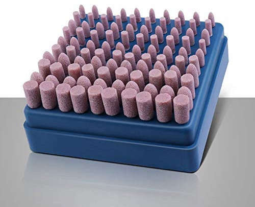 100 Piezas Puntas de Molienda para Rueda Abrasiva, Vástago Abrasivo de 3 mm,Juego de Accesorios de Pulido para Herramientas Rotativas, Accesorios de Pulido Multifuncionales