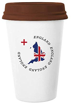 Tasse à café en céramique avec motif drapeau territorial anglais
