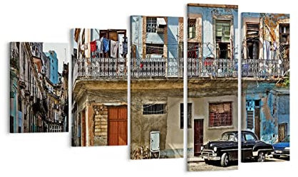 ARTTOR Bilder auf Leinwand 100x60cm Wandbild Architektur Städte - 4255
