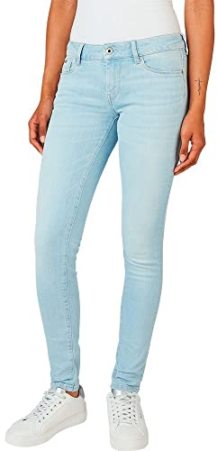 Pepe Jeans Soho, Pantaloni Donna, Blue (Denim-pe0), 29W / 28L