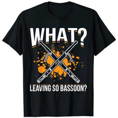 Fagott für Fagott Spieler Fagott Musiker Fagott Fagott T-Shirt