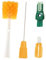 Goupillon Biberon, Aipeeo Goupillon Bouteille, Goupillon, 5 en 1 Multifonctionnel, Amovible, Nettoie l'intérieur des gobelets, couvercles, becs et pailles