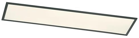 Trio Leuchten LED Deckenleuchte Phoenix 674011232, Metall Schwarz matt, Acryl Weiß, inkl. 31 Watt LED