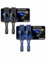 YIKEDA Elastic Laces 2 Pairs of Reflective Elastic Shoelaces for Adults/Kids No Tie Elastic Lock Shoe laces Suitable for Sneakers Hiking Shoes Board Shoes Casual Shoes Boots (Black+Navy Blue)