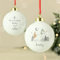 Custom Personalised The Snowman Magical Adventure Ceramic Bauble Christmas Decoration