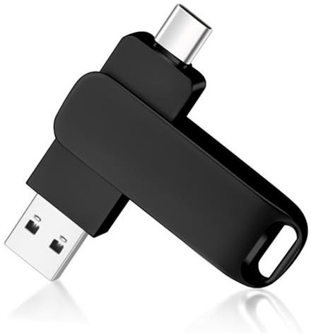 Chiavetta USB 128GB USB,Penna USB Chiavetta USB C Pen Drive,Pennetta USB Corpo in Metallo PendriveTipo C 2 in 1 USB-C Flash Drive Type C 128 Gbyte per PC/Laptop/Notebook,Telefono Cellulare con USB-C