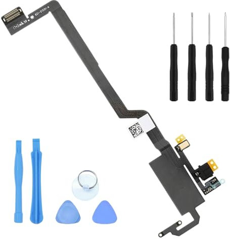 S&L ENTERPRISE Earpiece Speaker Compatible with iPhone X – 5.8 inch 2017 – Earspeaker/Earpiece Replacement Incl. Proximity Sensor & Repair Tool Kit