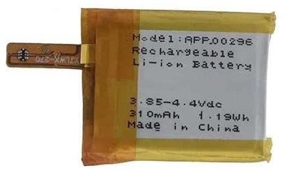 Ukkipower APP00296 ICP4/24/28 Replacement Battery For Fossil Gen 5 Fossil Julianna HR FTW6035 (3.85V,310mAh/1.19Wh)