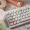 Custom PBT Dye Sub Keycaps Cherry Profile Cute Pink Keycaps Set Fit for 60% 65% 75% 95% Cherry Mx Switches Mechanical Keyboard