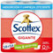 Scottex Lot de 18 rouleaux de papier toilette sec géant