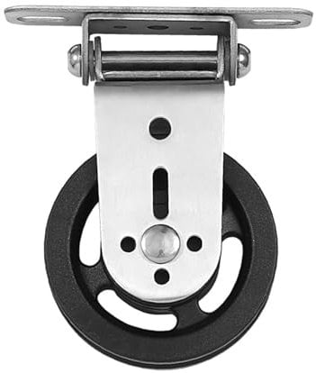 Single Pulley Block - Aluminum Alloy Ceiling Mount Pulley | 360° Rotatable Gym Pulley System, Heavy Duty Mechanical Pulleys, Cable Pulley Wheel Swivel Pulley Block, Wall Mount Pulley For Gym Lift