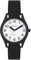 Ravel - Damen-Uhr mit superflachem Sichthilfe-Edelstahl-Expanderarmband mit großen Zahlen und Zeigern - Analoges Quarzwerk - R0225.13.2 - Schwarz/Weißes Zifferblatt