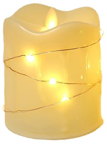 ORFOFE Teelichtkerze Für Den Innen- Und Außenbereich Sanftes Licht Sichere Weihnachtsdekoration