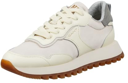 GANT FOOTWEAR Women Caffay Sneaker, Cream, 6 UK