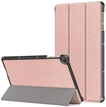 MQVQAUBST Custodia Pieghevole con Supporto Magnetico for Tablet Adatta for Huawei MatePad T10 T10s AGR-L09 AGR-W09 AGS3-L09 Cover(Rose Gold,for T10 (9.7 inch))