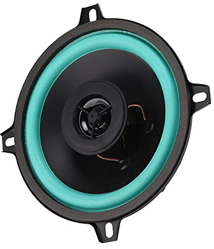Greensen Altavoz Coaxial de 5 Pulgadas, Altavoz de Gama Completa de 2 Vías de Alta Fidelidad del Audio para el Automóvil 12V 160W con el Marco de Aluminio del Imán Aeroespacial de Alta