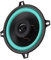 Greensen Altavoz Coaxial de 5 Pulgadas, Altavoz de Gama Completa de 2 Vías de Alta Fidelidad del Audio para el Automóvil 12V 160W con el Marco de Aluminio del Imán Aeroespacial de Alta