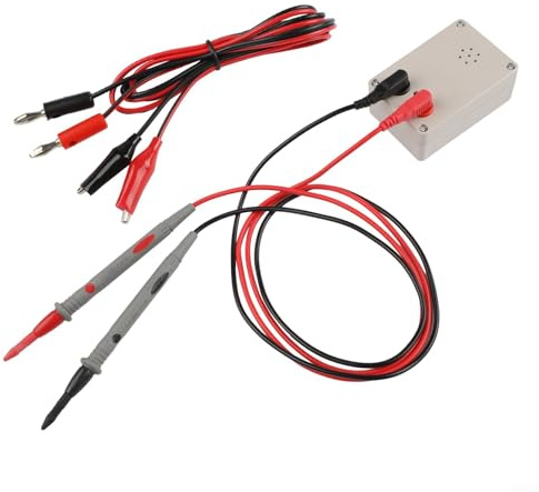 9 V Draht- und Kabeltester mit akustischem Summer und LED für Leiterplatte und Schalter, Produktdurchgangsprüfung mit Batteriedeckel (D)