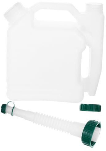 AKOOSY 1.5l Petrol Mixing Bottle, Plastic Oil Mixer for 2-stroke Engines, Lightweight Measure Jug with Ratio Markings for Outdoor Use