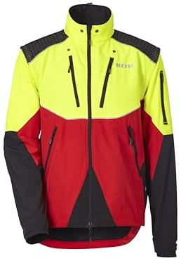 KOX Forstjacke Transform Stretch Rot/Gelb Größe 62/64 | | | Atmungsaktiv