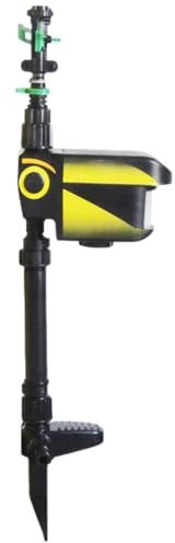 Motion Sensor Sprinkler – Solar Powered Animal Sprayer, Garden Defender, Water Device | Protection for