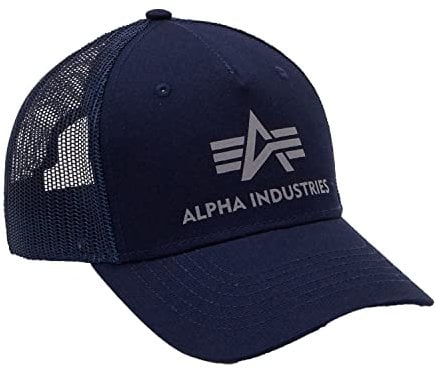Alpha Industries Basic Trucker Cap Trucker Cap für Herren Rep.Blue