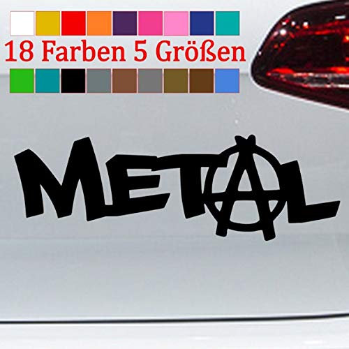 Heavy Metal Aufkleber Punk Shocker Sticker Wacken Onkelz Golf 18 Farben 5 Größe