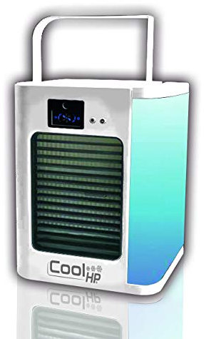 BEST DIRECT Cool HP Original Come Visto in TV Climatizzatore Aria Fredda Portatile Personale Refrigeratore Ventilatore Raffreddatore d'Aria ad Acqua Silenzioso per Bagno Camera da Letto Cucina