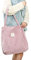 Cloele Umhängetasche Damen Cord Rosa Tasche mit Innentasche Groß Damen-Schultertasche Shopper für Uni Arbeit Reisen und Einkaufen (Rosa)