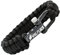 Wolflock Premium Paracord Armband für Männer - Handgeflochten mit Edelstahlverschluss in Schwarz