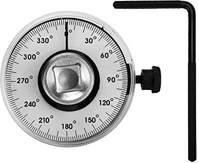 Suuonee Auto Drehmoment Winkelmesser, Stahl Einstellbare Antriebsmoment Winkel Messschlüssel Car Measure Garage Tool Set
