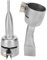 Fdit Heat Gun Nozzle, 2pcs Hot Air Gun Welding Nozzle, Stainless Steel Hot Air Gun Nozzle Replacement, High Strength, Good Plasticity, 32mm Inner Diameter, 20mm Nozzle Width