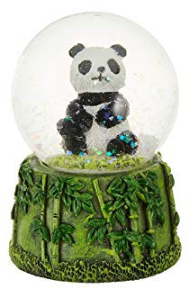 Schneekugel Panda Dekokugel Glaskugel Dekoration Panda Pandabär HTI living