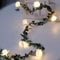 HUSHUI LED Fairy Lichterketten, 3 Meter 20 LEDs Rose Flower LED Weihnachtsgirlande Fairy String Lichterketten Batteriebetriebene Outdoor-Hochzeit Gartenparty Dekoration