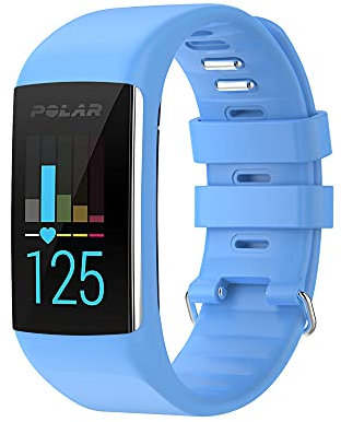 KINKUUN Ersatzarmband kompatibel mit Polar A360 A370 Ersatzarmbänder Armband Uhrenarmbänder.(Himmelblau)