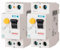 EATON 267444 PFGM-40/2/003 - INTERRUPTEUR DIFFERENTIEL - Blanc - MANETTE NOIRE - 2 POLES / 40 A / 30 MA - TYPE A - Raccordement à vis - 2 interrupteurs