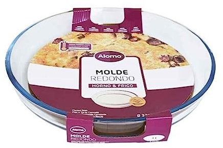 Pirofila Teglia da Forno in Vetro Alorno Tonda 32 cm 3 Litri