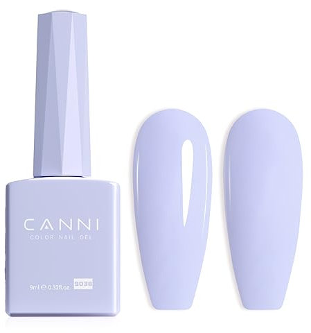 CANNI Smalto Semipermanente per Unghie Lavanda Gel Nail Polish Soak Off UV LED per la manicure e la progettazione delle unghie 9ml